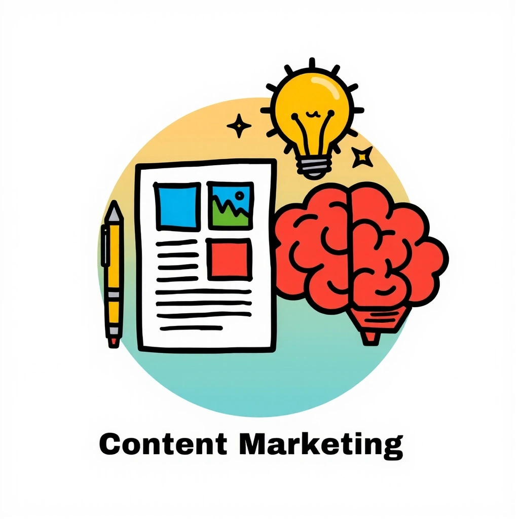 Icon representing Content Marketing