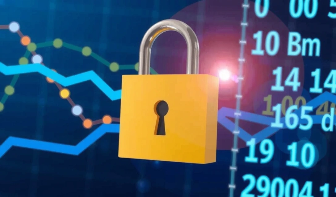 Ilustrace digitálního zámku a klíče, symbolizující ukončení přístupu.